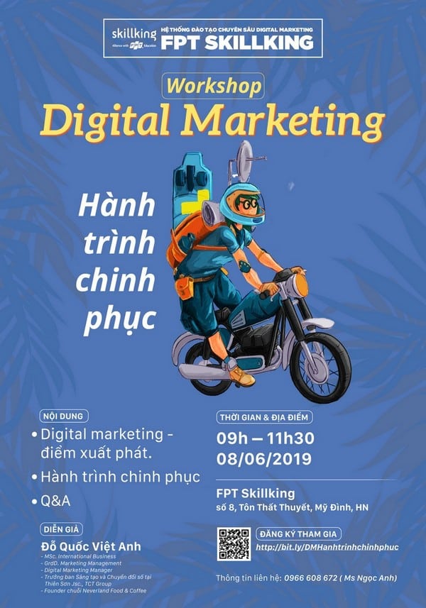 Thông tin Workshop Digital Marketing