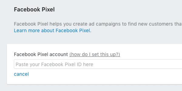 How to get the Facebook Pixel code to insert into the website