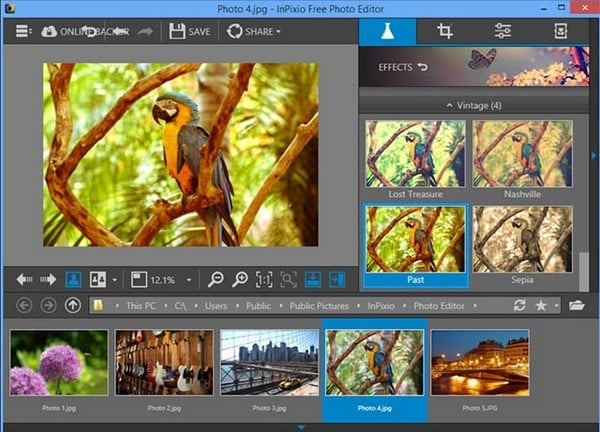 Phần mềm inPixio Photo Editor