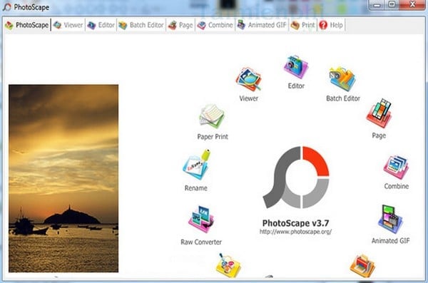 Phần mềm PhotoScape