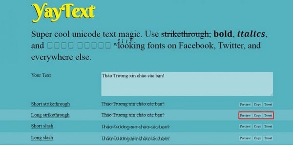 Cách viết chữ đậm trên Facebook bằng  việc sử dụng công cụ YayText