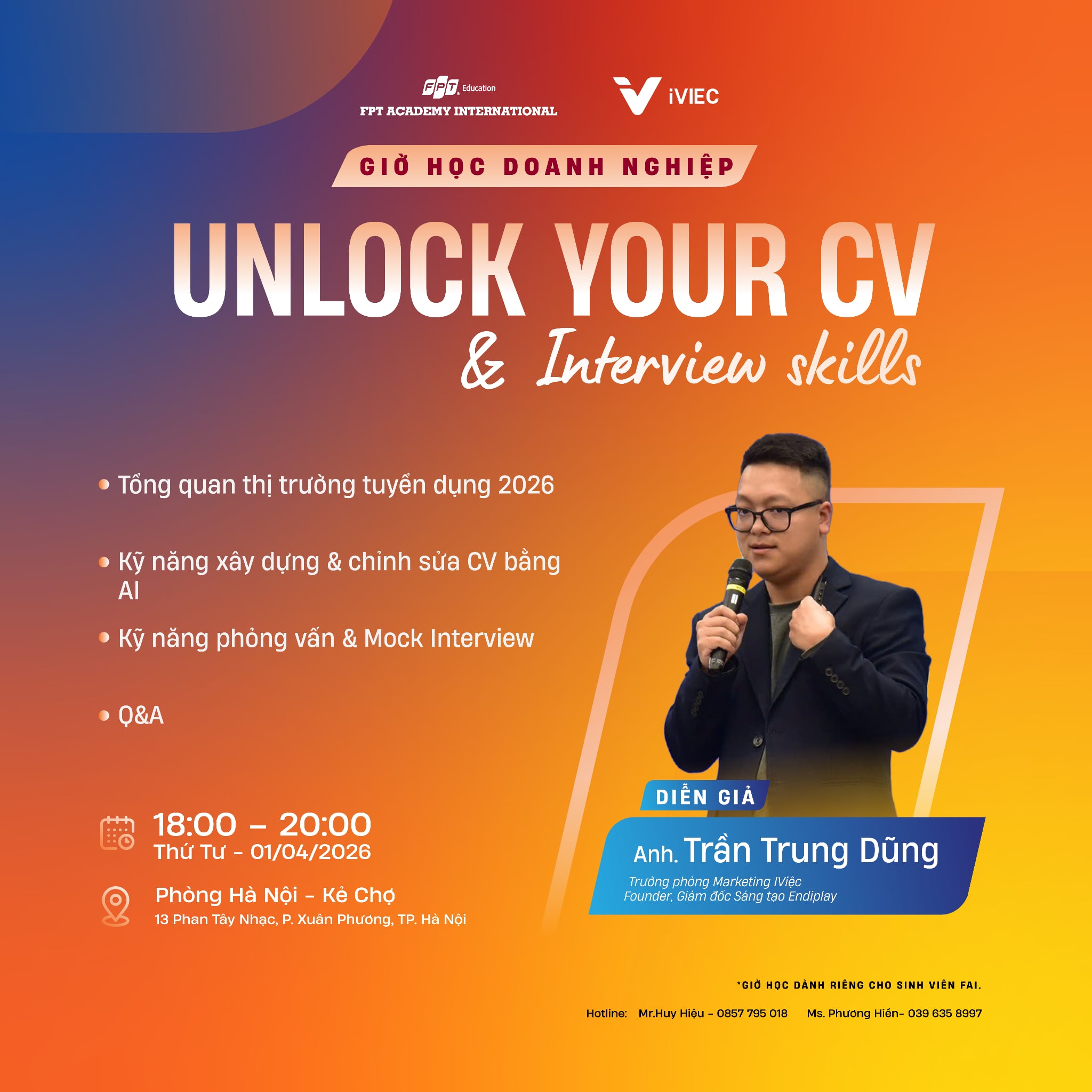 Nâng cấp CV và kỹ năng phỏng vấn 